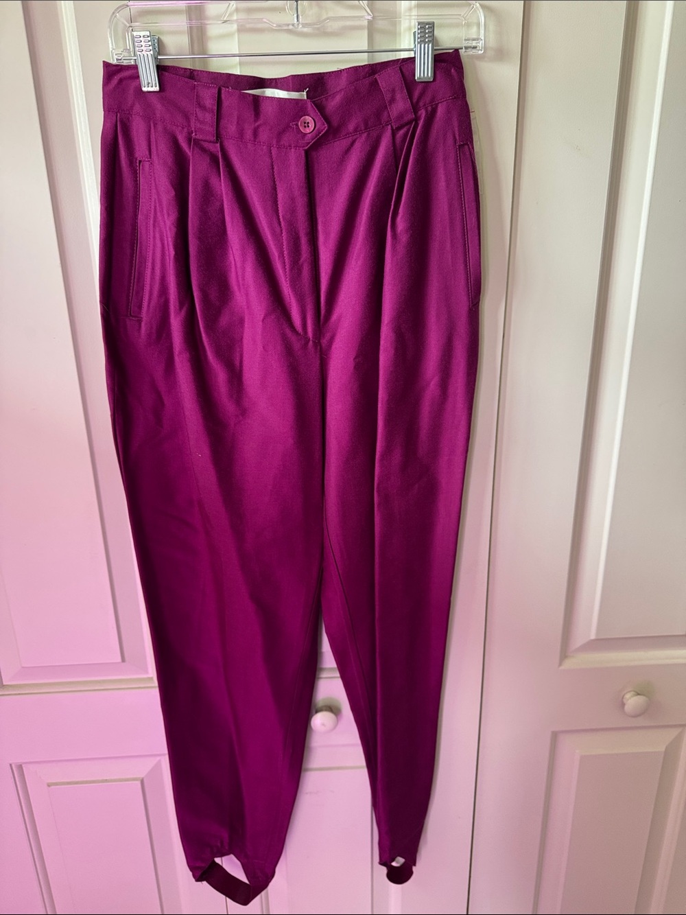 vintage pleated stirrup pants the limited